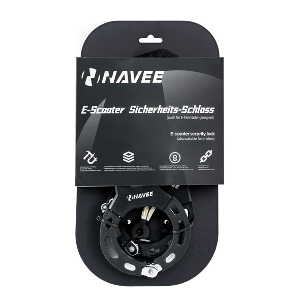 NAVEEHandcuffChainLock-3 Catena antifurto a manette NAVEE